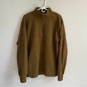 Orvis Forest Green Quarter Zip